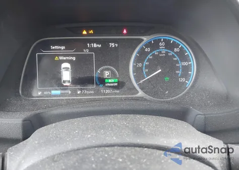 2023 Nissan Leaf S 40 Kwh z USA, uszkodzony, nr VIN 1N4AZ1BV9PC560526